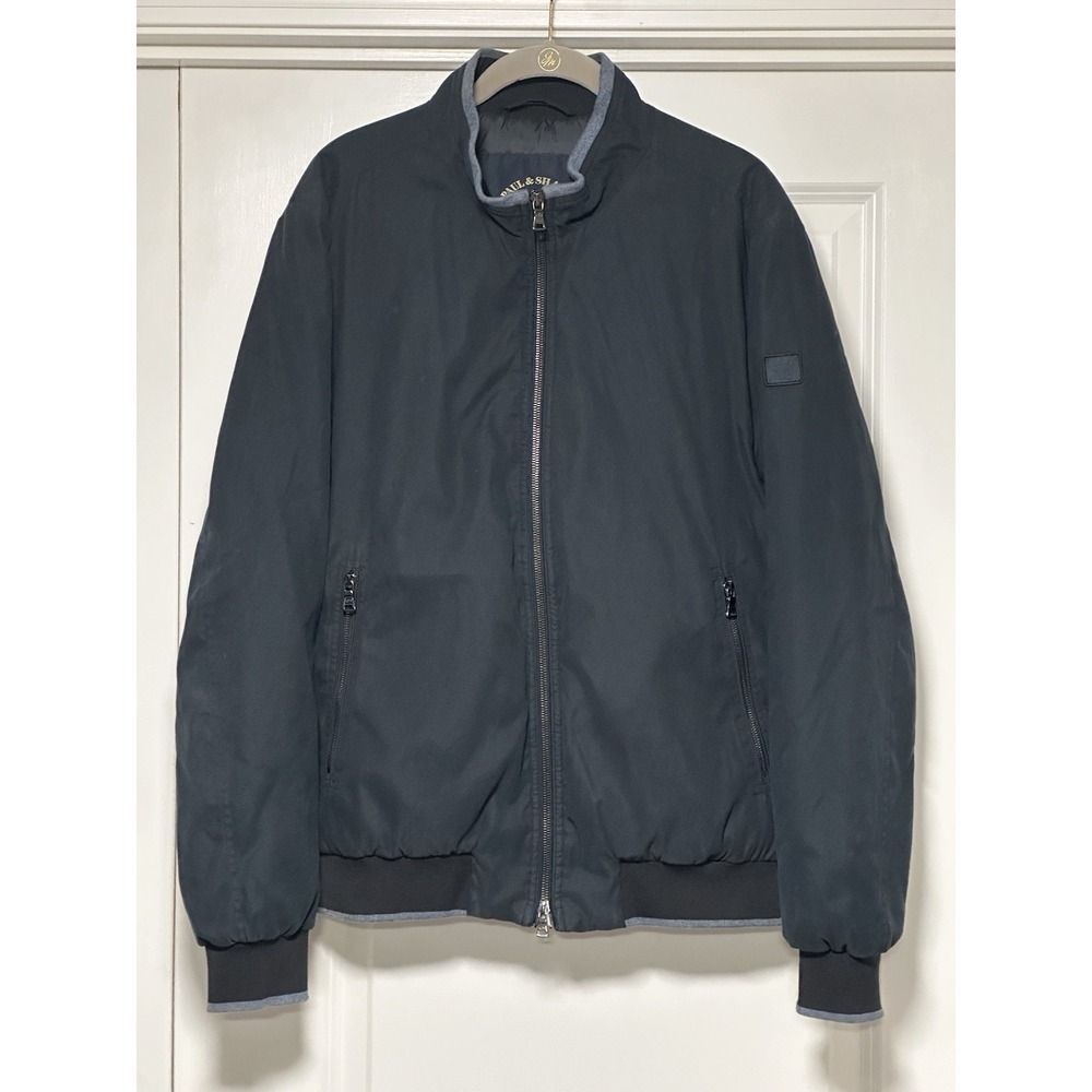 Paul & Shark Yachting,‎ Men's Bomber Jacket, Navy Blue, Size Large